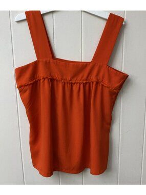 Crosby by Mollie Burch Sleeveless Women’s Top size Medium ~Side Zipper EUC